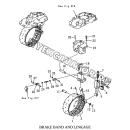 Тормоз/BRAKE BAND AND LINKAGE Shantui SD23