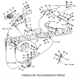 Гидросистема/TORQFLOW TRANSMISSION PIPING Shantui SD23