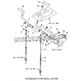 Рулевое управление/STEERING CONTROL LEVER Shantui SD23