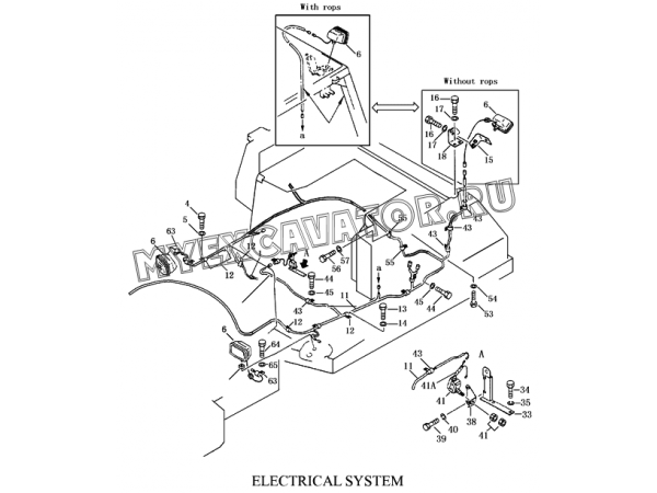 Электрооборудование/ELECTRICAL SYSTEM Shantui SD23