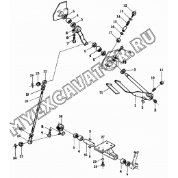 Педаль деселератора/Decelerator pedal 171-05-A0000-3 Shantui SD32