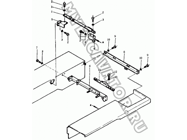 Опора/Support 171-51-A0000-2 Shantui SD32