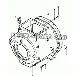 Трансмиссия/Torque transmission case 175-15-00226-1 Shantui SD32