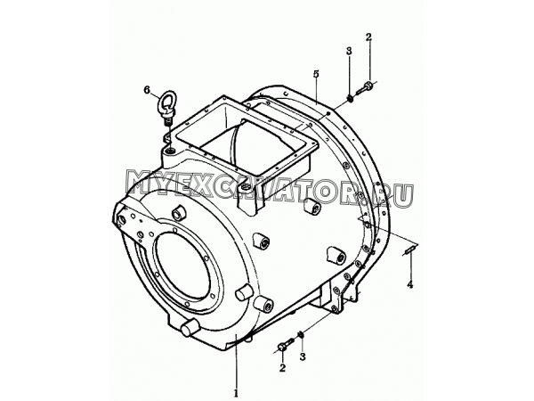 Трансмиссия/Torque transmission case 175-15-00226-1 Shantui SD32