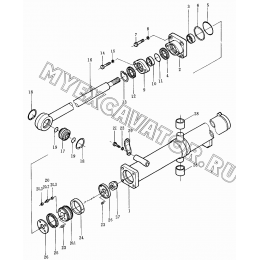 Гидросистема/Blade lift cylinder 175-63-133(4)00-1 Shantui SD32