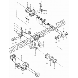 Гидросистема/Ripper lift cylinder 175-63-427(8)00 Shantui SD32