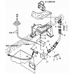 Гидросистема/Ripper solenoid valve 171-87-A0000-2 Shantui SD32