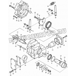 Гидросистема/Servo valve 702-12-13001 Shantui SD32
