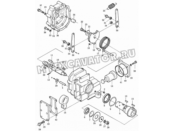 Гидросистема/Servo valve 702-12-13001 Shantui SD32