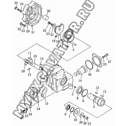 Гидросистема/Servo valve 702-12-14000 Shantui SD32