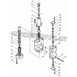 Гидросистема/Valve ass'y 700-61-13006 Shantui SD32