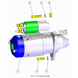 Установка стартера ММЗ Д-245.5