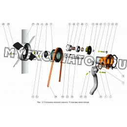 Установка водяного насоса. Установка вентилятора ММЗ Д-245.5С