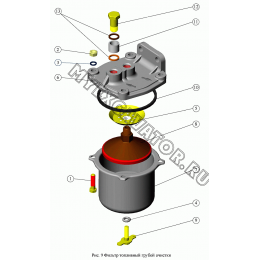 Фильтр топливный грубой очистки ММЗ Д-245.5С