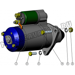 Установка стартера ММЗ Д-245.7Е4