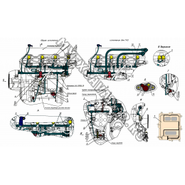 Электронный блок управления. Установка электрооборудования ММЗ Д-245.7Е4