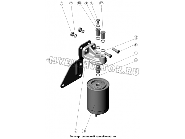 Корпус фильтра очистки топлива ММЗ Д-245.9