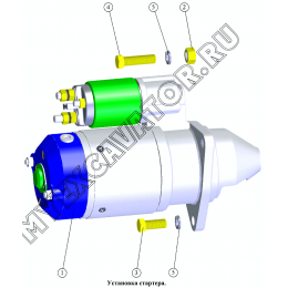 Установка стартера ММЗ Д-245.9