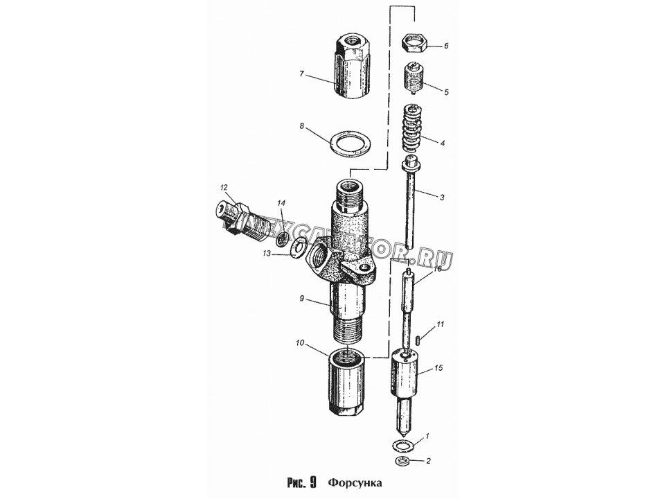 Форсунка ММЗ Д-245.12