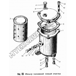 Фильтр топливный тонкой очистки ММЗ Д-245.9-540