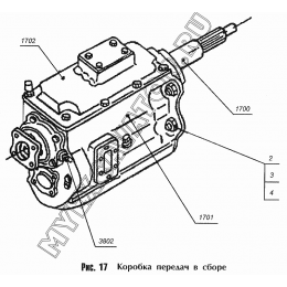 Коробка передач в сборе ММЗ Д-245.9-540