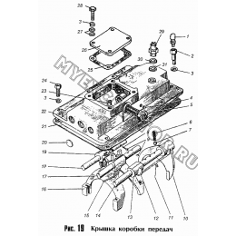 Крышка коробки передач ММЗ Д-245.9-540