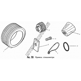 Привод спидометра ММЗ Д-245.9-540