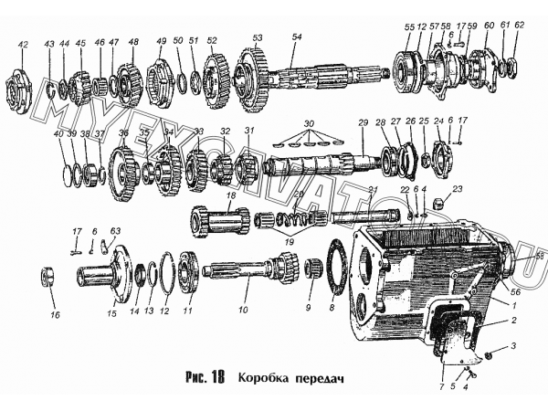 Коробка передач ММЗ Д-245.9-540