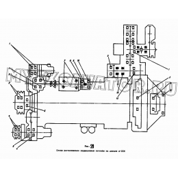 Схема расположения подшипников АМЗ А-01