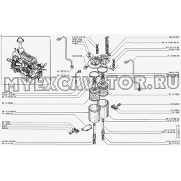 Фильтр топливный тонкой очистки ФТ-150А АМЗ А-41